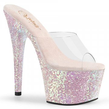 Pleaser ADORE-701LG Clr/Opal Multi Glitter