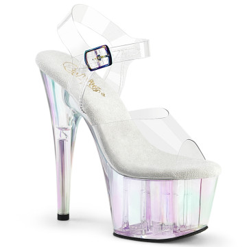 Pleaser ADORE-708HT Clr/Holo Tinted