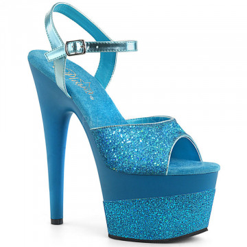Pleaser ADORE-709-2G Aqua Multi Glitter/Aqua Multi Glitter 6us 36eu