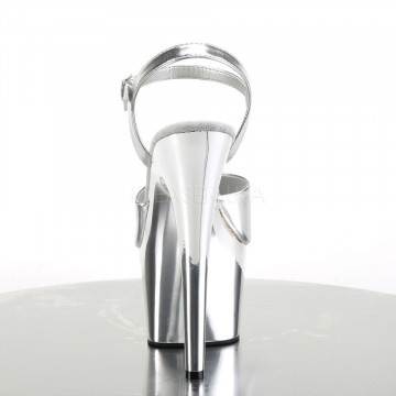 Pleaser ADORE-709 Slv Met. Pu/Slv Chrome