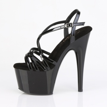 Pleaser ADORE-713 Blk Pat/Blk