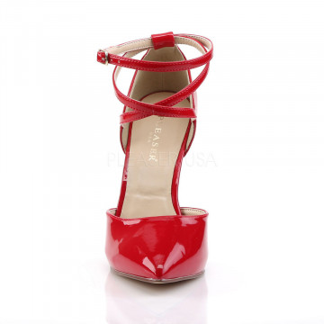 Pleaser AMUSE-25 Red Pat