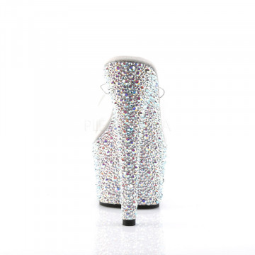 Pleaser BEJEWELED-701MS Clr/Slv Multi RS