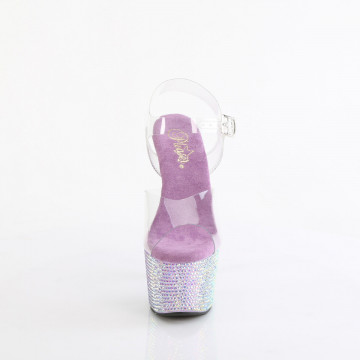 Pleaser BEJEWELED-708RRS Clr/Lavender RS