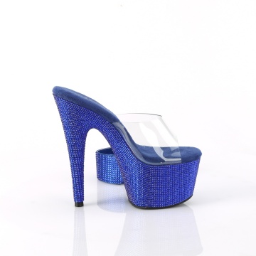 Pleaser BEJEWELED-712RS Clr/Royal Blue RS