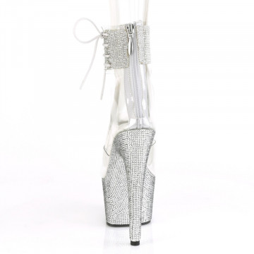 Pleaser BEJEWELED-724RS Clr/Slv RS