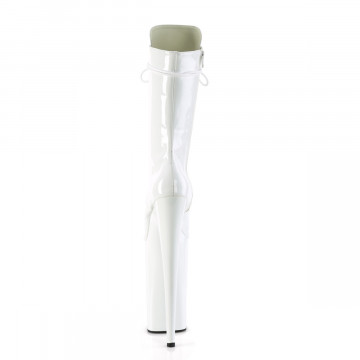 Pleaser BEYOND-1050 Wht Pat/Wht