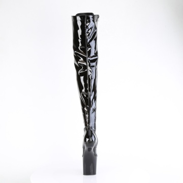 Pleaser CRAZE-3023 Blk Pat/Blk