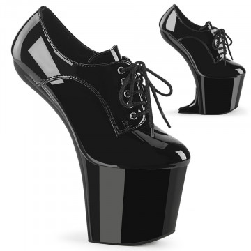 Pleaser CRAZE-860 Blk Pat/Blk
