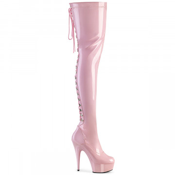 Pleaser DELIGHT-3063 B. Pink Str Pat/B. Pink