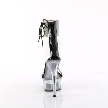 Pleaser DELIGHT-627RS Clr-Blk/Clr