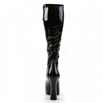 Pleaser ELECTRA-2023 Blk Str Pat