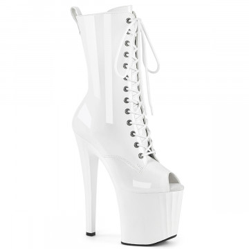 Pleaser ENCHANT-1041 Wht Pat/Wht