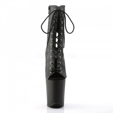 Pleaser FLAMINGO-1016 Blk Faux Leather/Blk Matte