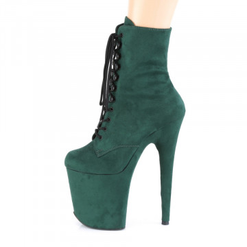Pleaser FLAMINGO-1020FS Emerald Green F. Suede/Emerald Green F.Suede