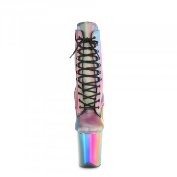 Pleaser FLAMINGO-1020RC Rainbow Reflective/Rainbow Chrome