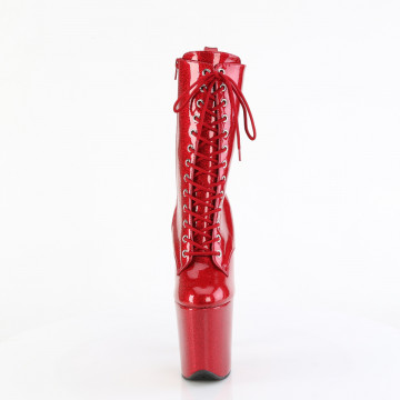 Pleaser FLAMINGO-1040GP Ruby Red Glitter Pat/M