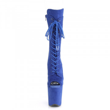 Pleaser FLAMINGO-1051FS Royal Blue Faux Suede/Royal Blue Faux Suede