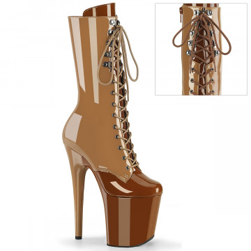 Pleaser FLAMINGO-1054DC Toffee-Caramel Pat/Toffee Caramel