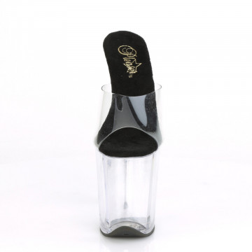 Pleaser FLAMINGO-801 Clr-Blk/Clr