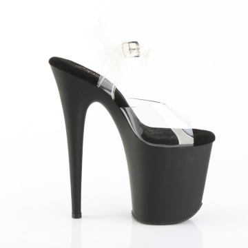 Pleaser FLAMINGO-808 Clr/Blk Matte