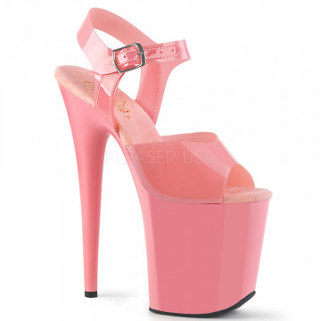 Pleaser FLAMINGO-808N Baby Pink (Jelly-Like) TPU/Baby Pink