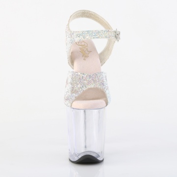 Pleaser FLAMINGO-808N-RS Slv AB RS-TPU/Clr