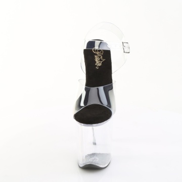 Pleaser FLAMINGO-808PREM Clr TPU-Blk/Clr