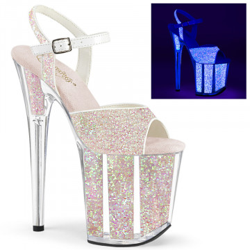 Pleaser FLAMINGO-810UVG Neon Opal Glitter/Neon Opal 6us 36 EU