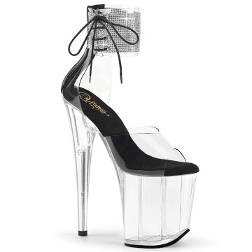 Pleaser FLAMINGO-824RS Clr-Blk/Clr