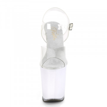 Pleaser ILLUMINATOR-808 Clr/White Glow