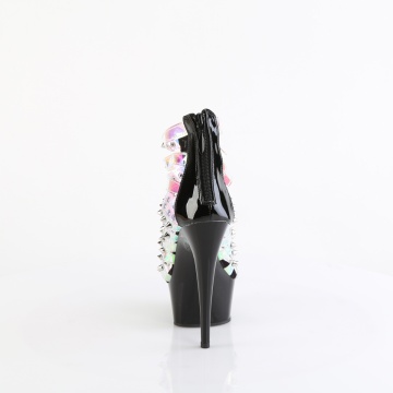 Pleaser Platform Shoes DEL600-9/HGTPU-B/B - Img 4