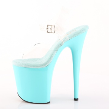 Pleaser FLAMINGO-808 Clr/Aqua