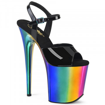 Pleaser Platform Shoes FLAM809RC/B/RBOWCH