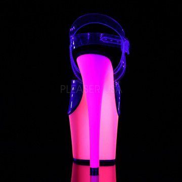 Pleaser RAINBOW-308UV Clr/Neon Multi