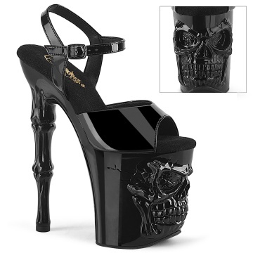 Pleaser RAPTURE-809 Blk Pat/Blk