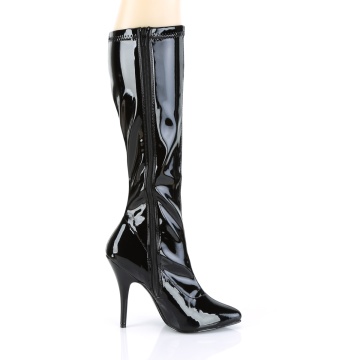 Pleaser SEDUCE-2000 Blk Str Pat