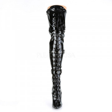 Pleaser SEDUCE-3028 Blk Str Pat