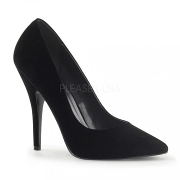 Pleaser SEDUCE-420 13us 43eu velluto nero