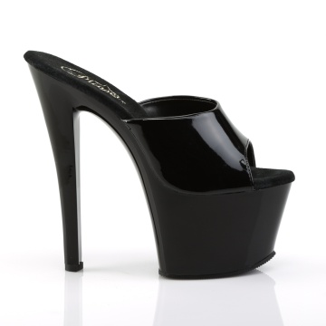 Pleaser SKY-301 Blk Pat/Blk