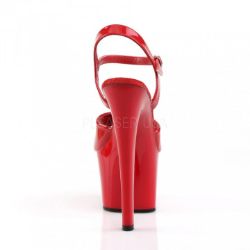 Pleaser SKY-309 Red Pat/Red