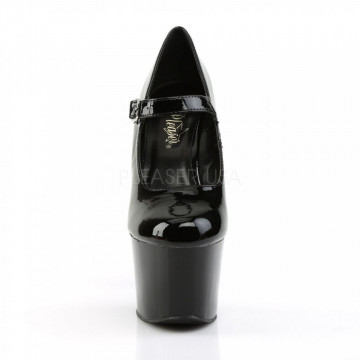 Pleaser SKY-387 Blk Pat/Blk