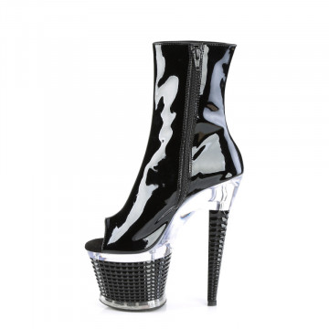 Pleaser SPECTATOR-1021 Blk Pat/Clr-Blk