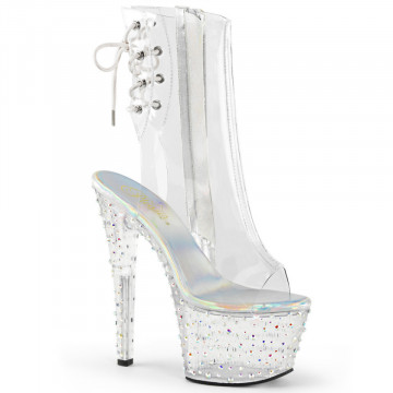 Pleaser STARDANCE-1018C-7 Clr/Clr-Slv Multi RS