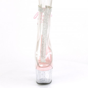 Pleaser STARDUST-1018C-2RS Clr-B. Pink/Clr