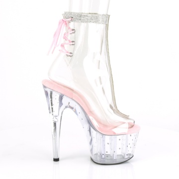 Pleaser STARDUST-1018C-2RS Clr-B. Pink/Clr
