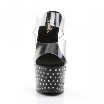 Pleaser STARDUST-702 Clr/Blk