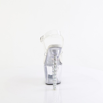 Pleaser UNICORN-708TGRS Clr/Clr