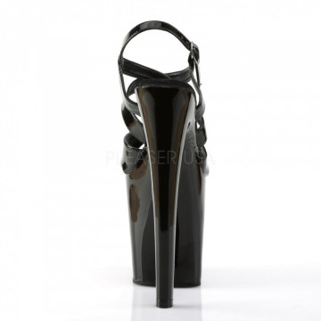 Pleaser XTREME-872 Blk Pat/Blk
