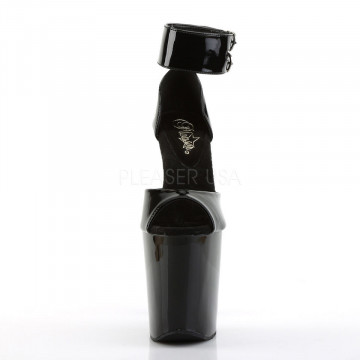 Pleaser XTREME-875 Blk Pat/Blk